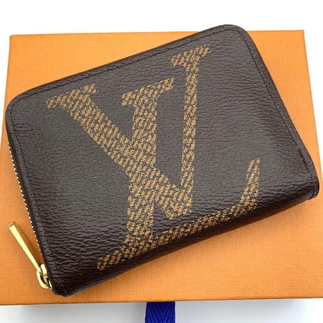 【極美品・IC】ルイヴィトン ジャイアント モノグラム ジッピー パース