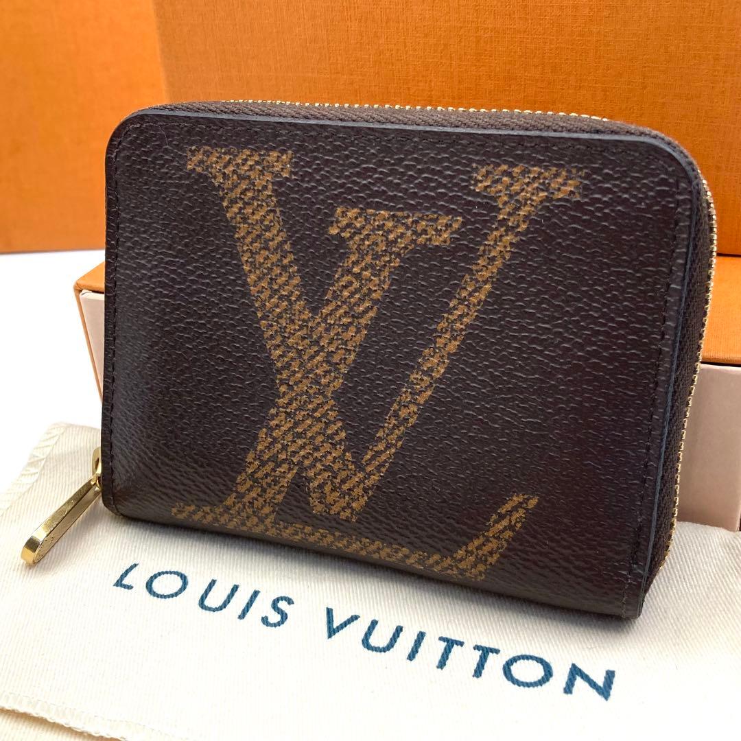 【極美品・IC】ルイヴィトン ジャイアント モノグラム ジッピー パース