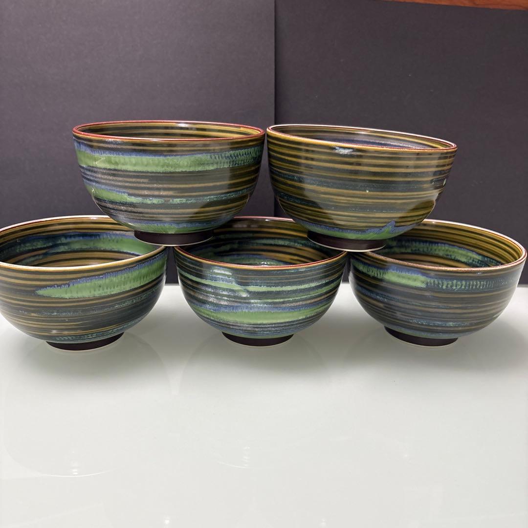 【常滑焼 抹茶碗】茶道具 抹茶茶碗 茶碗 茶器　5セット❗️