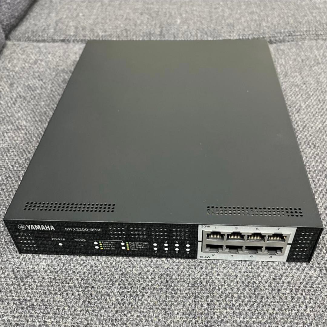 YAMAHA SWX2200-8PoE スマートL2 スイッチ 中古美品 001