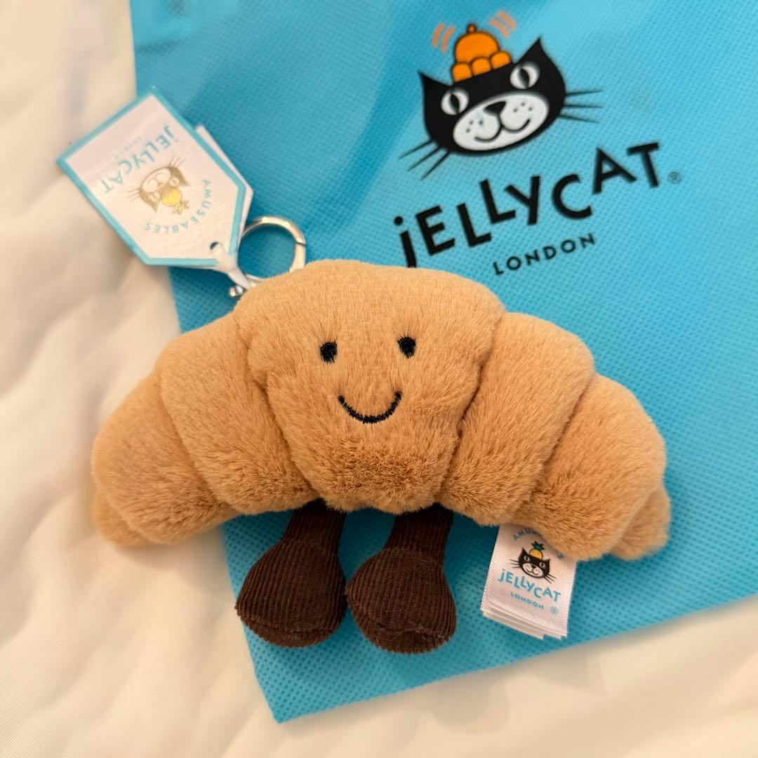  ジェリーキャット　クロワッサン　パン　キーホルダー　正規品