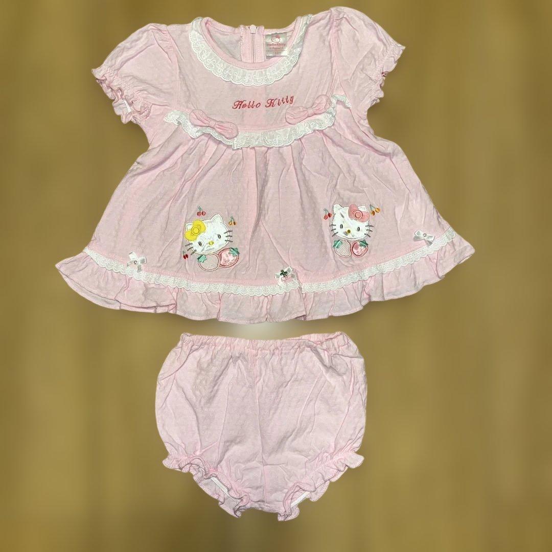 激レア❤️Hello Kitty ピンク フリルセット サイズ90
