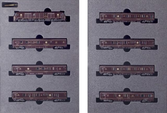 鉄道模型 クルーズトレイン ななつ星in九州 8両