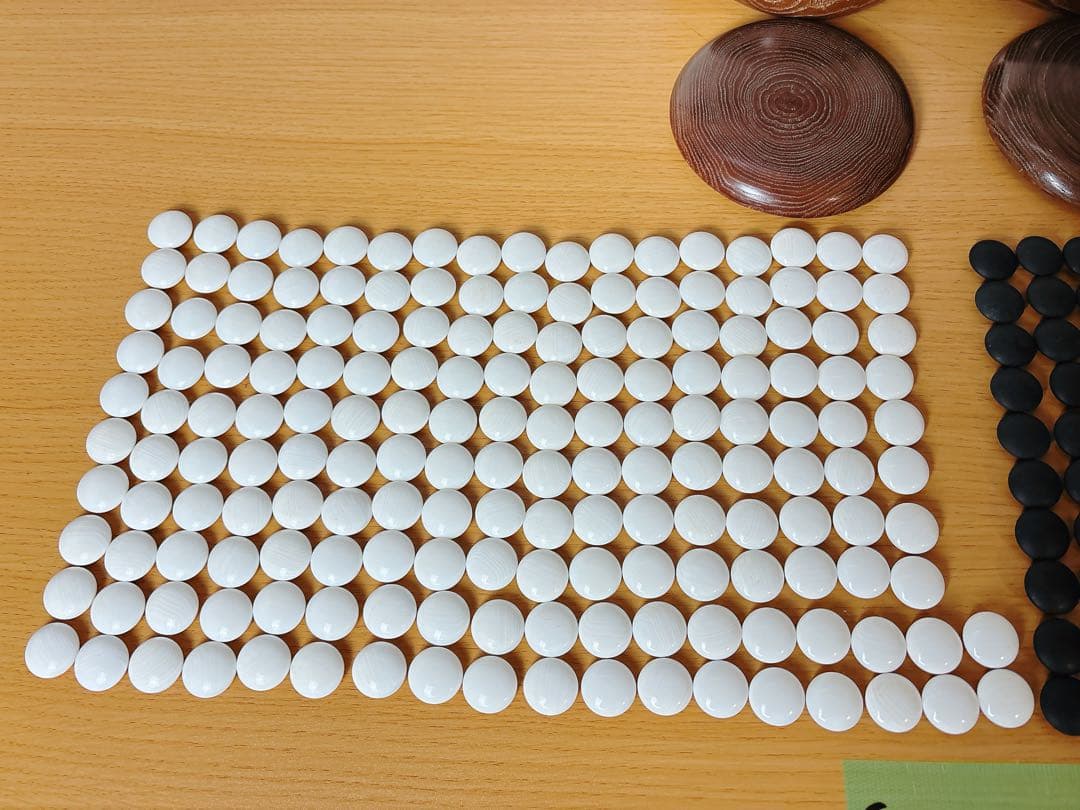 本蛤　雪印　囲碁石 木製 35号　9.9mm 最高級