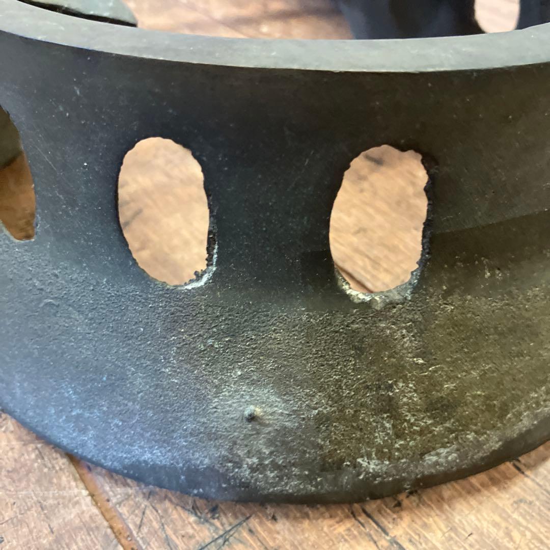 昭和レトロ 古道具 吉原五徳 五徳 真鍮 火鉢 囲炉裏 金属工芸 古民具