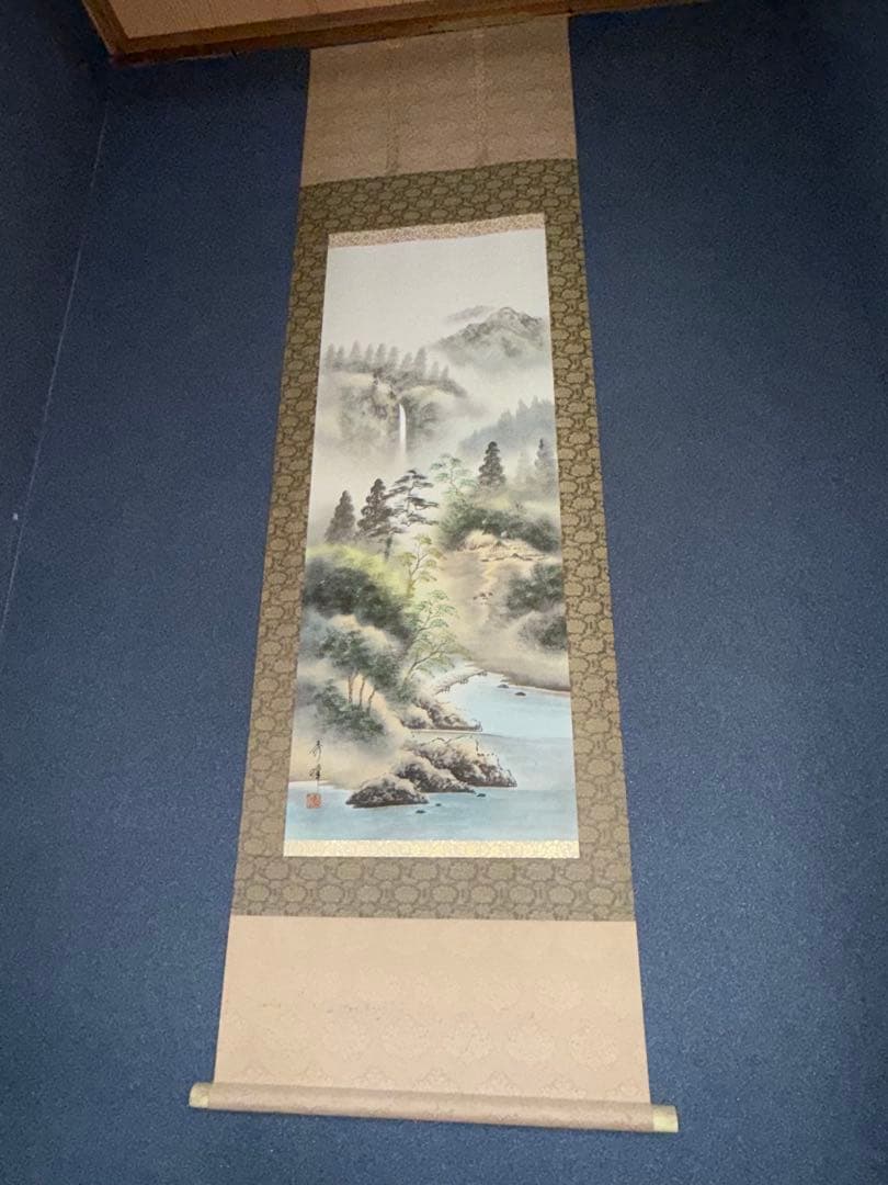 自然風景 掛軸