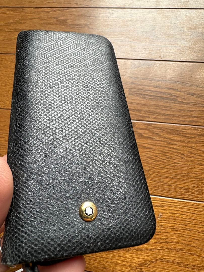 モンブランMont Blancリザード型押し ペンケース