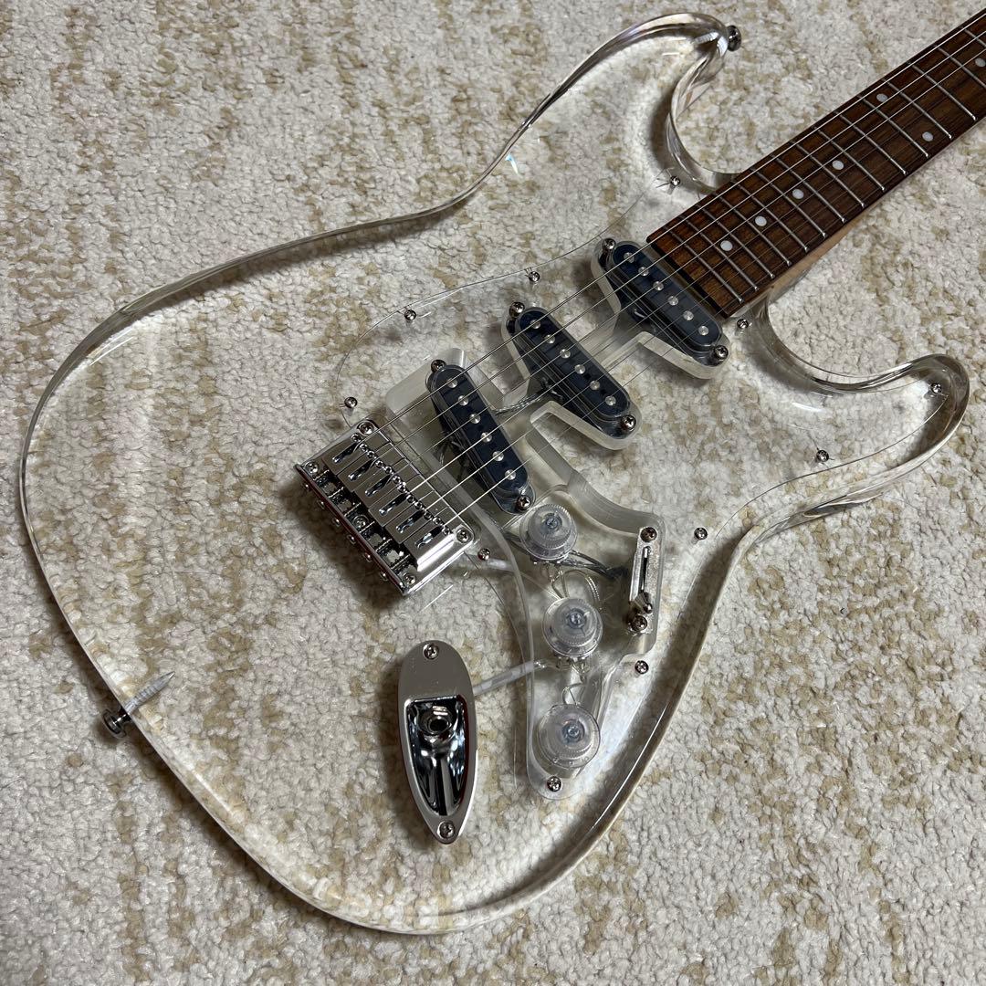 Barclay アクリル ボディ エレキギター ジャンク