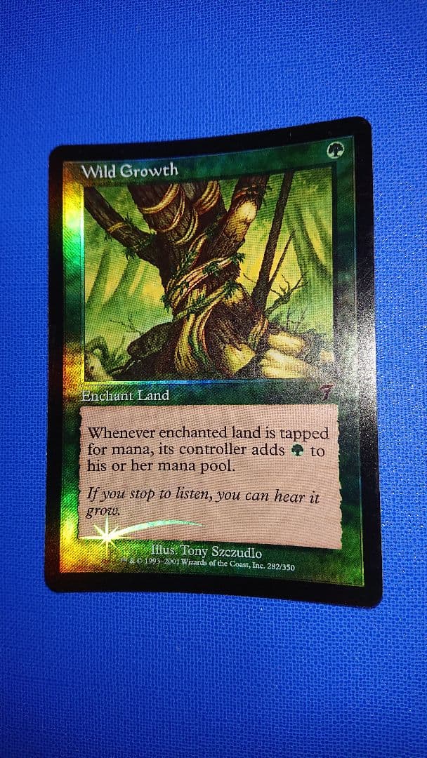 MTG 繁茂/Wild Growth  foil ７版 英語