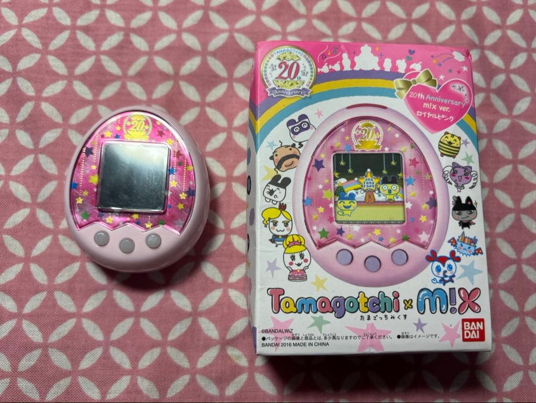 美品 たまごっちみくす 20th Anniversary m!x ロイヤルピンク
