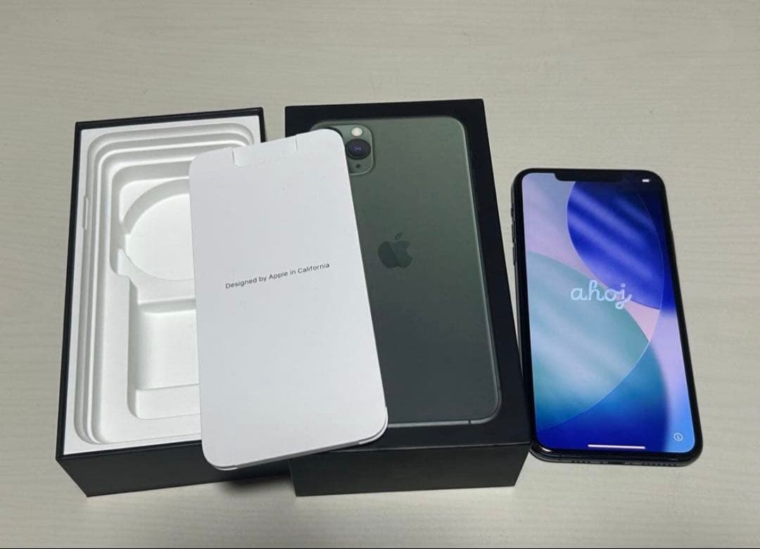 美品 iPhone 11 Pro Max スペースグレー 256gb シムフリー