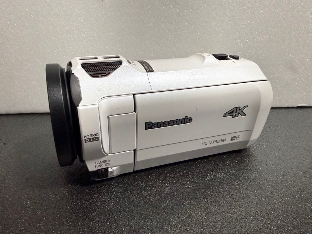 Panasonic HC-VX980M 4Kビデオカメラ ホワイト 付属品完備