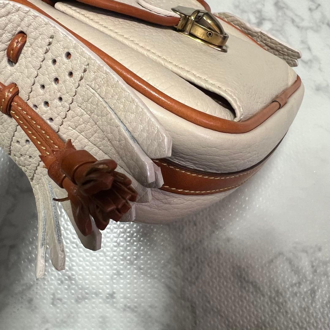 希少ポーチ付 ドゥーニー＆バーク ハンドバッグ 2way ヴィンテージ