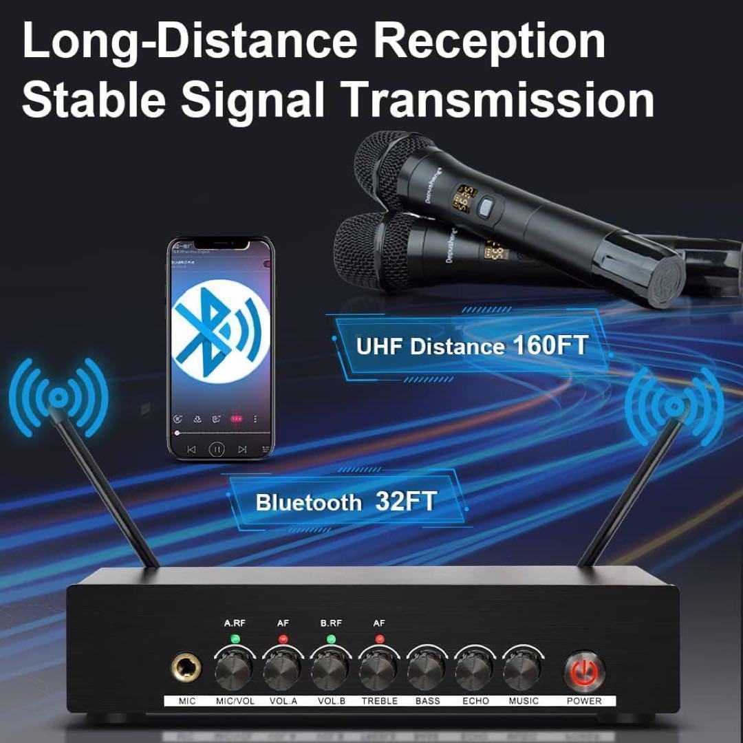 ワイヤレスマイク カラオケセット Bluetooth対応