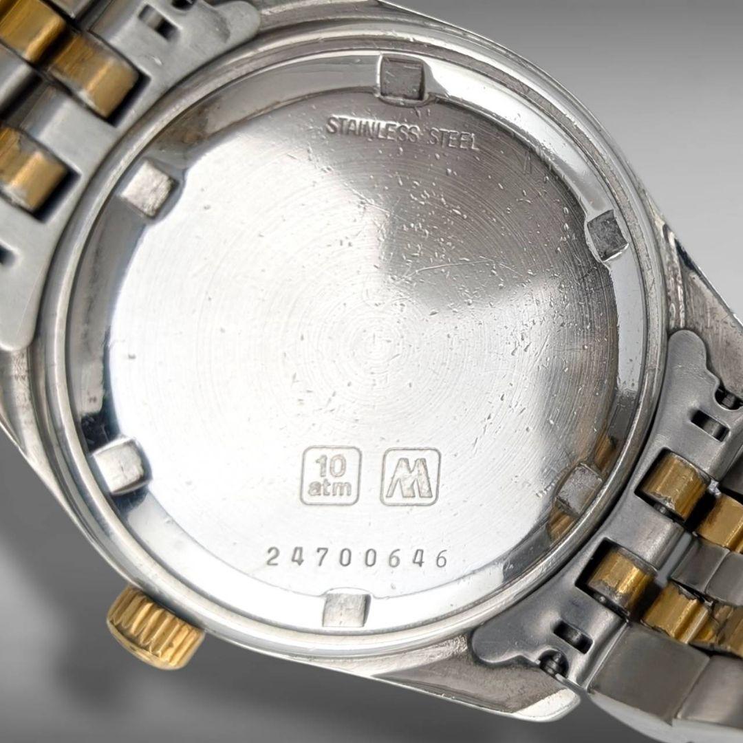 【新品電池・稼働】 ロンジン フルーテッドベゼル ねじ込みリューズ コンビカラー