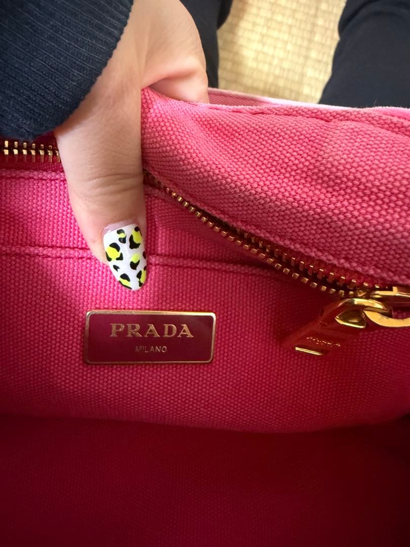 【PRADA】年末セール♡カナパトート♡ピンク♡最終値下げ☆
