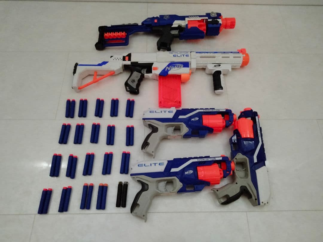 ナーフ銃　エリート５丁