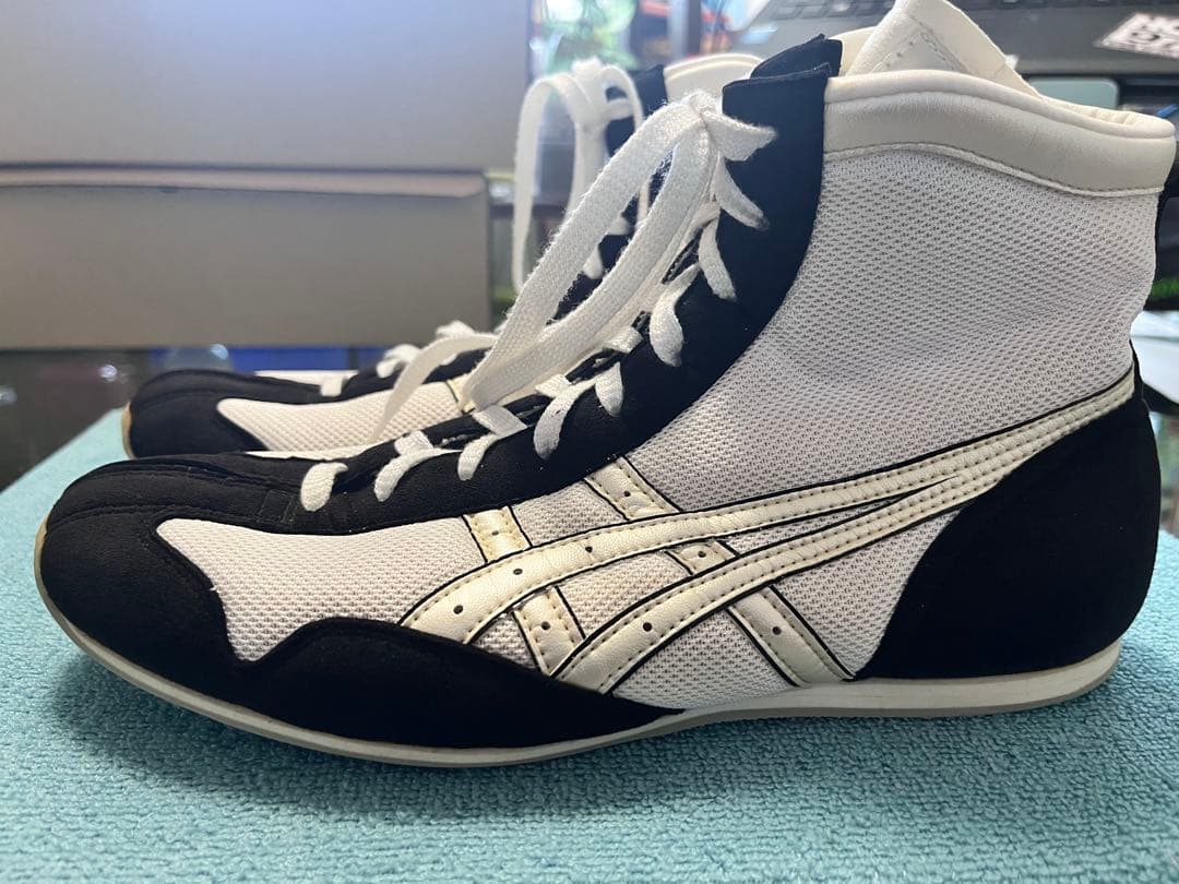 よしさん専用:ASICS ボクシングシューズ ホワイト/ブラック