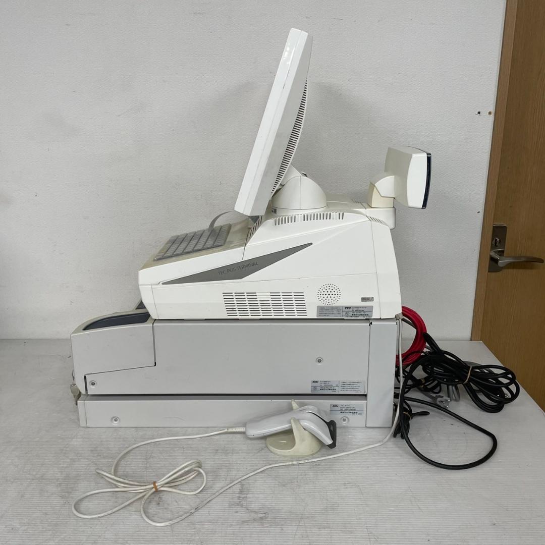 東芝テック 電子レジスター POSレジ QT-100 店舗用品 ② J0754