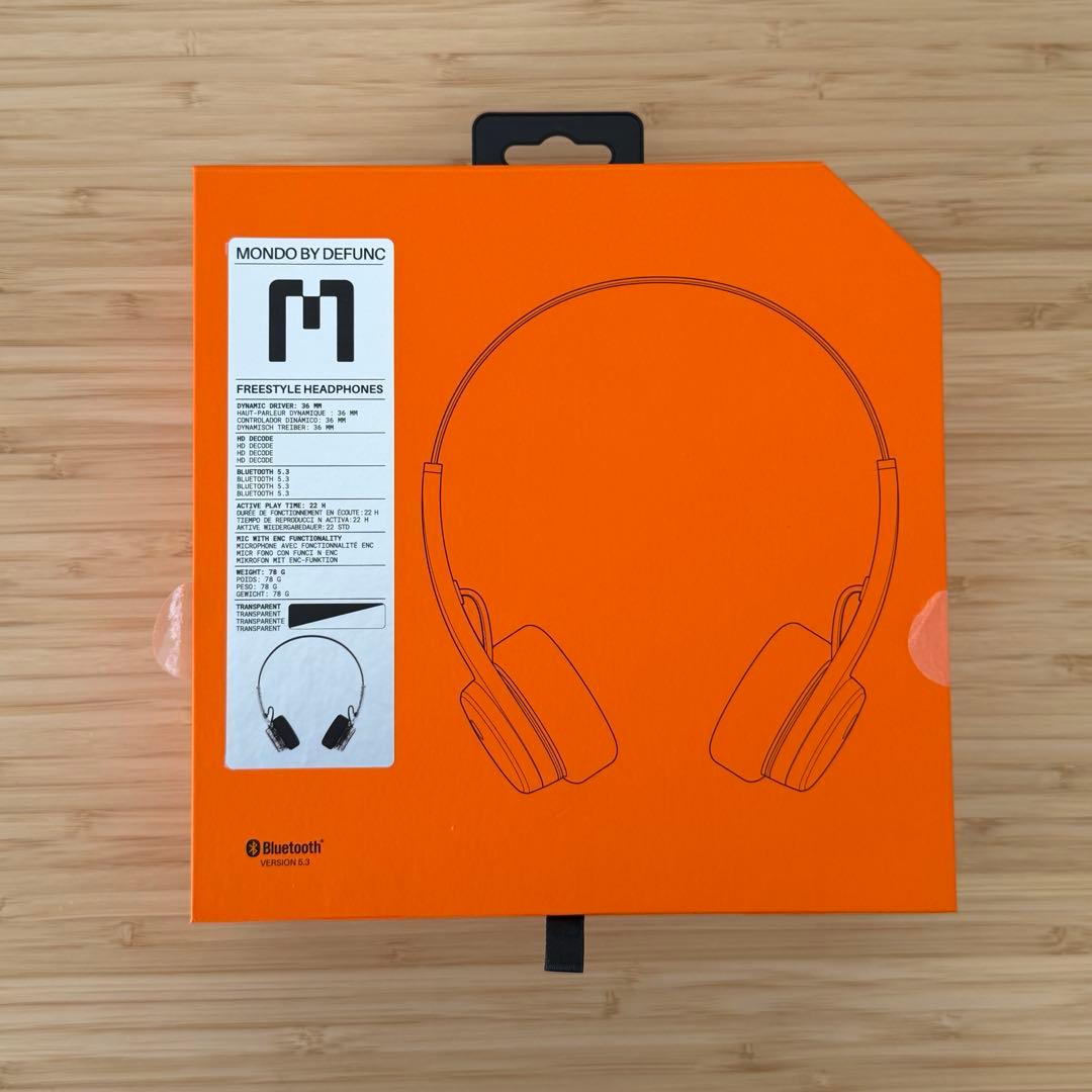 MONDO BY DEFUNC フリースタイルヘッドホン　ノイキャン