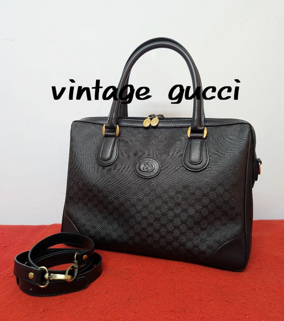 美品 極希少！gucci マイクロGG 2wayハンドバッグ ショルダーバッグ