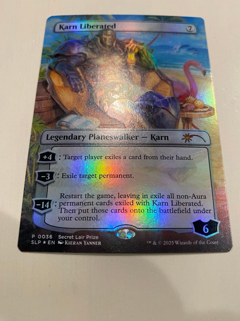 mtg 解放された者、カーン foil版 PTプロモ