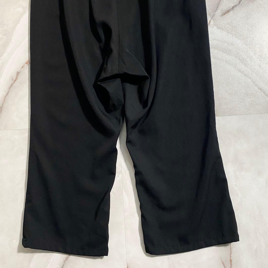 A16622 美品 トリココムデギャルソン 08AW ワイドサルエルパンツ 黒M