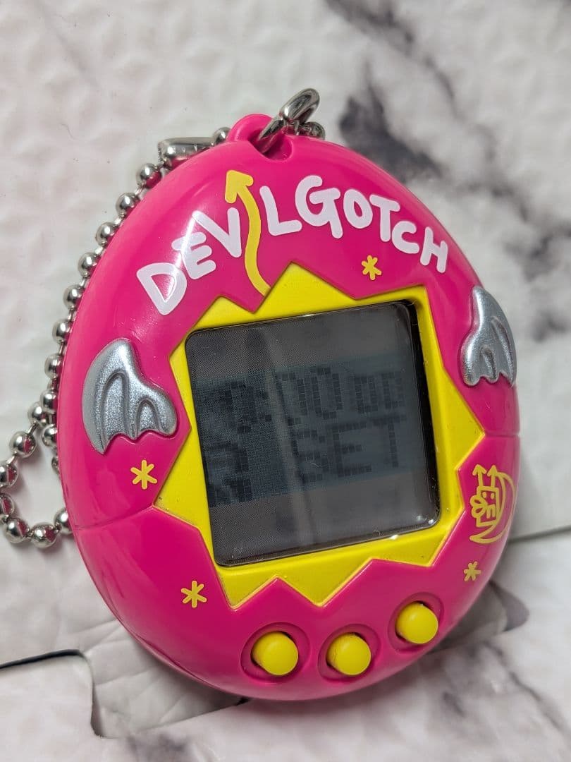 【稼働品】【希少品】デビルっちのたまごっち　悪魔のたまごっち