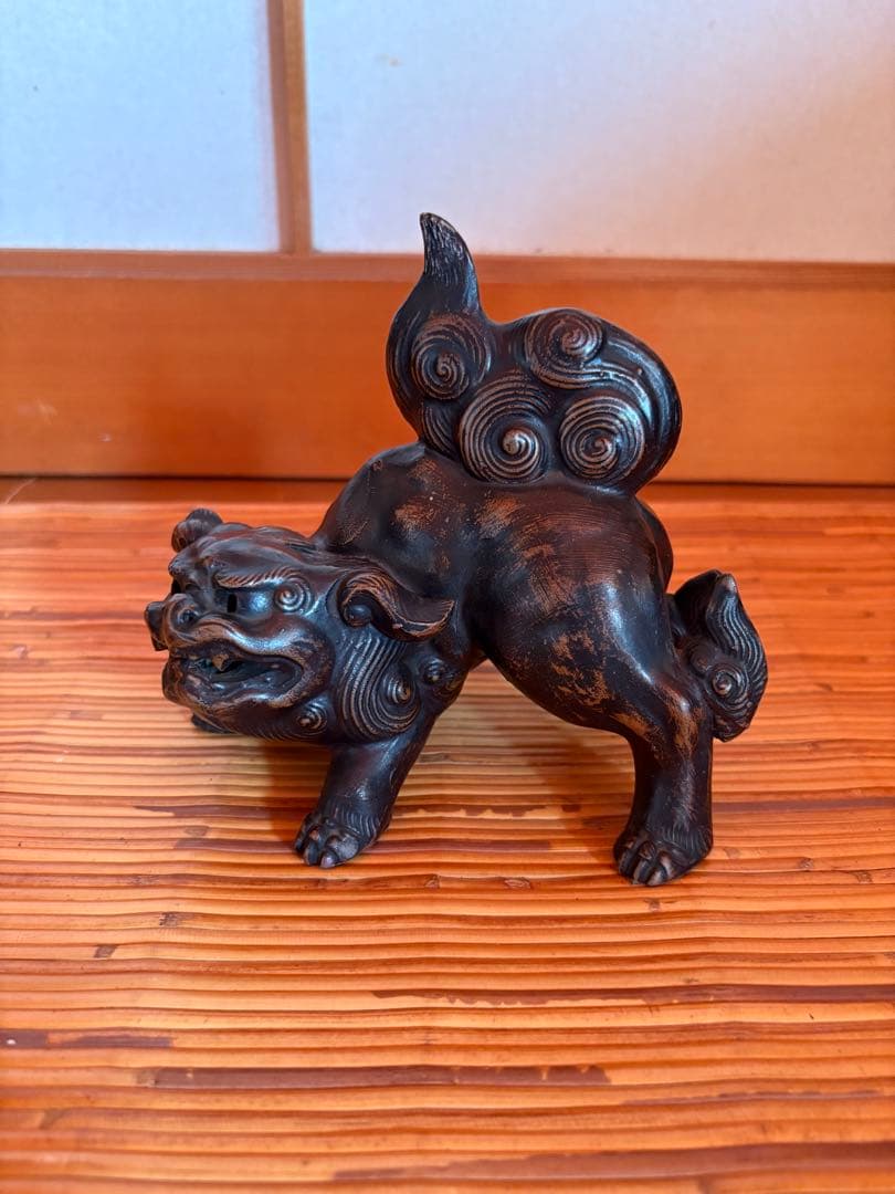 獅子　置物