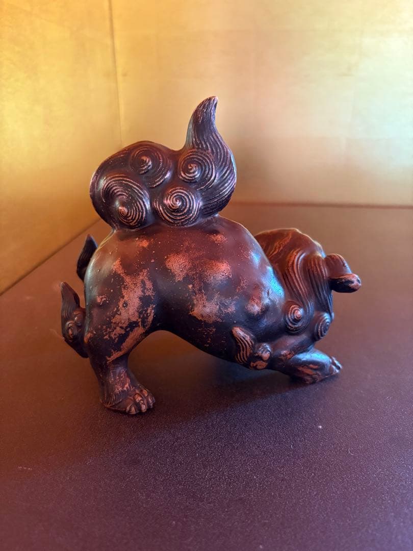 獅子　置物