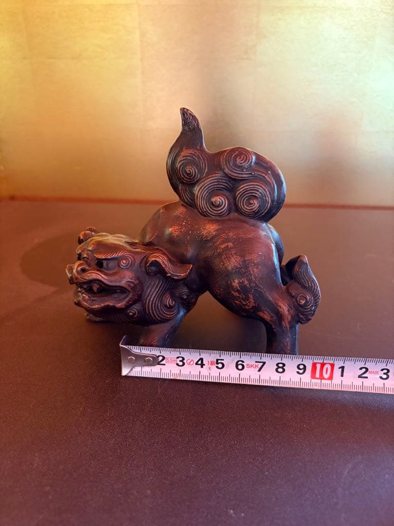 獅子　置物