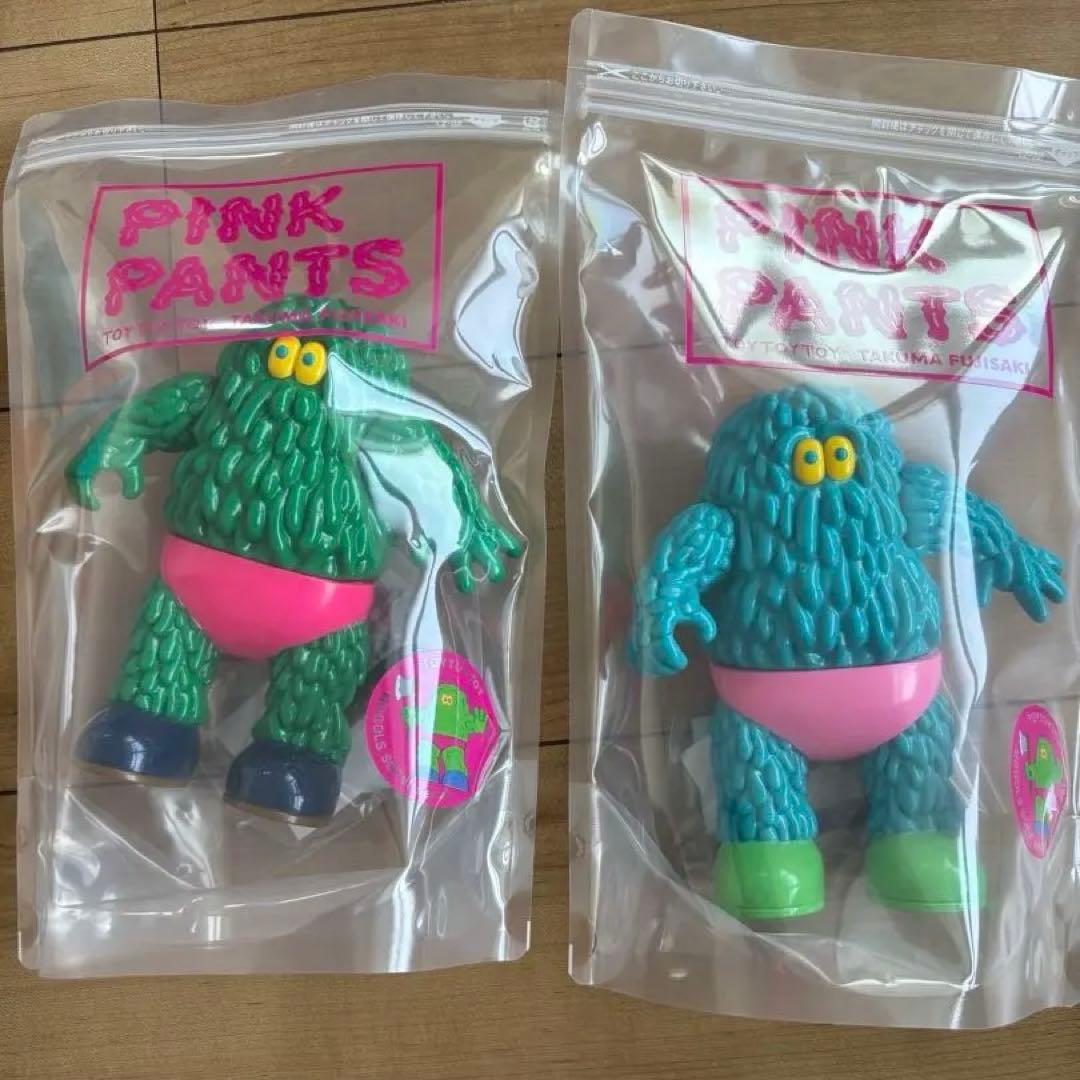 新品　フジサキタクマ　ソフビ　セット　モールミュータント　ピンクパンツ