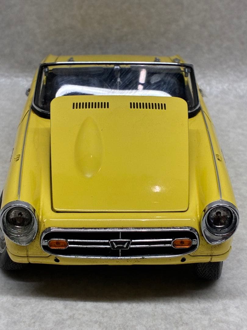 G2）1/18 AUTOart ホンダ S800 エスハチ ゴールデンイエロー