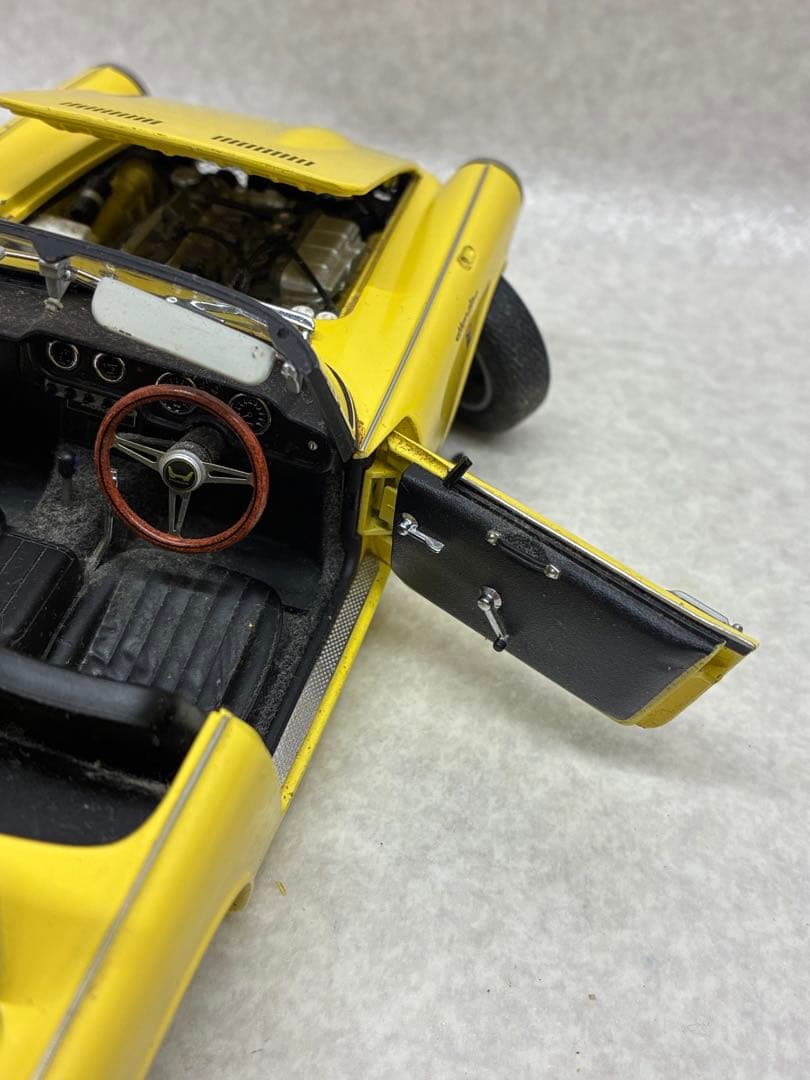 G2）1/18 AUTOart ホンダ S800 エスハチ ゴールデンイエロー