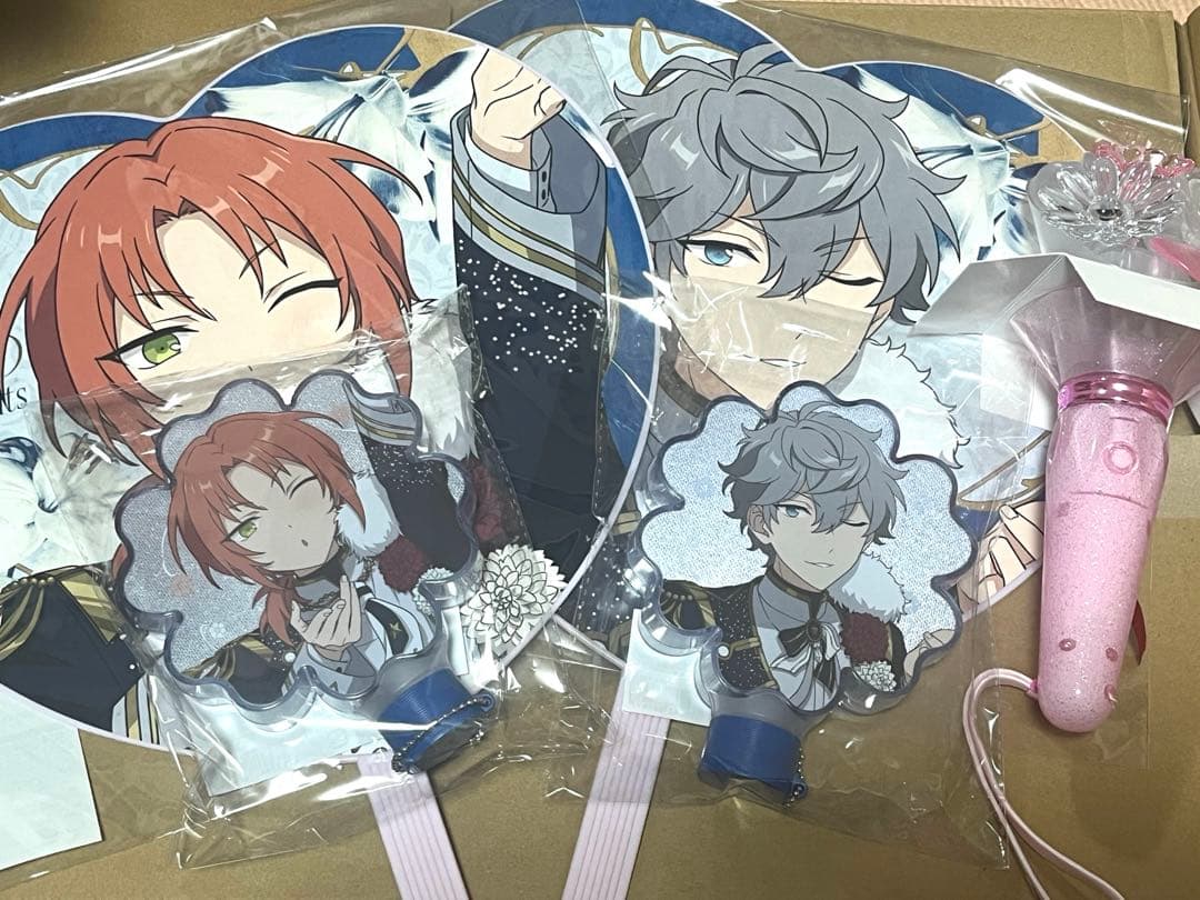 あんスタ　スタフォニ4thペンライトペンライトチューブうちわ　レオ泉　まとめ売り