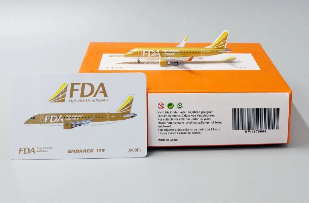 航空機・ヘリコプター JC Wings FDA ERJ-175 JA09FJ 1/400