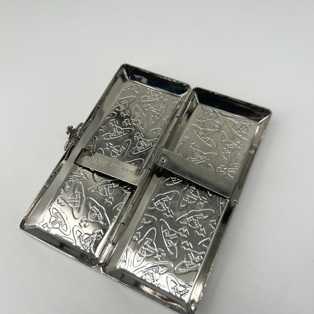 美品✨希少 ヴィヴィアンウエストウッド オーブ総柄 シルバー シガレットケース