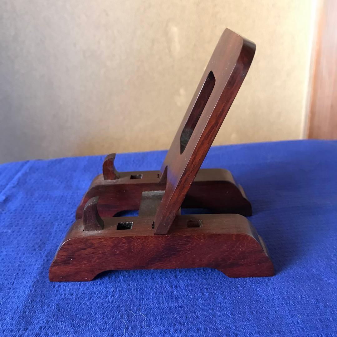 平家琵琶　ミニチュアと台　撥