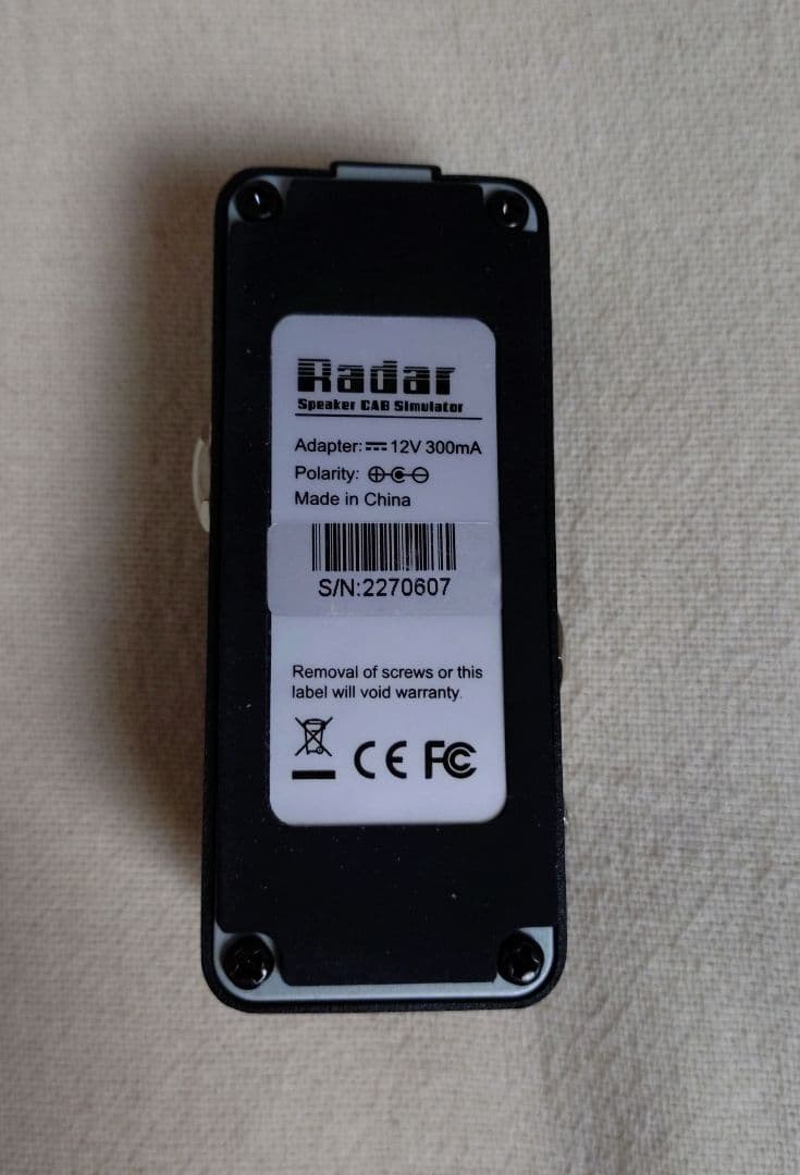 Mooer Radar スピーカーシミュレーターエフェクター