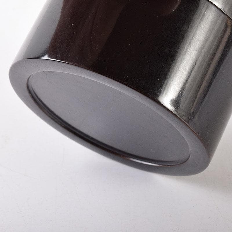 茶道具　黒漆　中次　棗　合わせ箱　V　7356