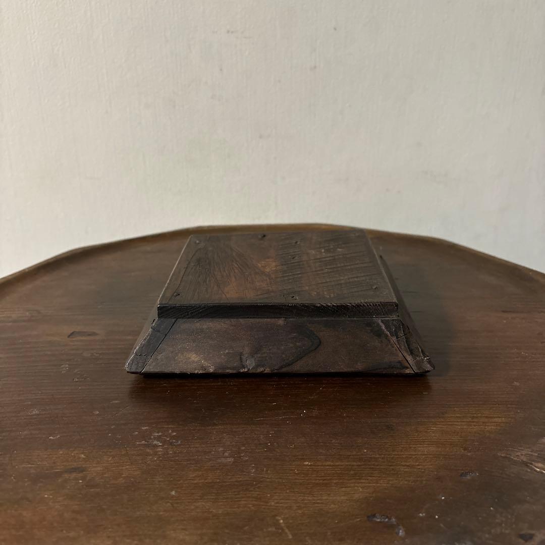 李朝　朝鮮王朝時代　祭祀の器　木皿　1点　⑤アンティーク　韓国骨董　古道具　骨董