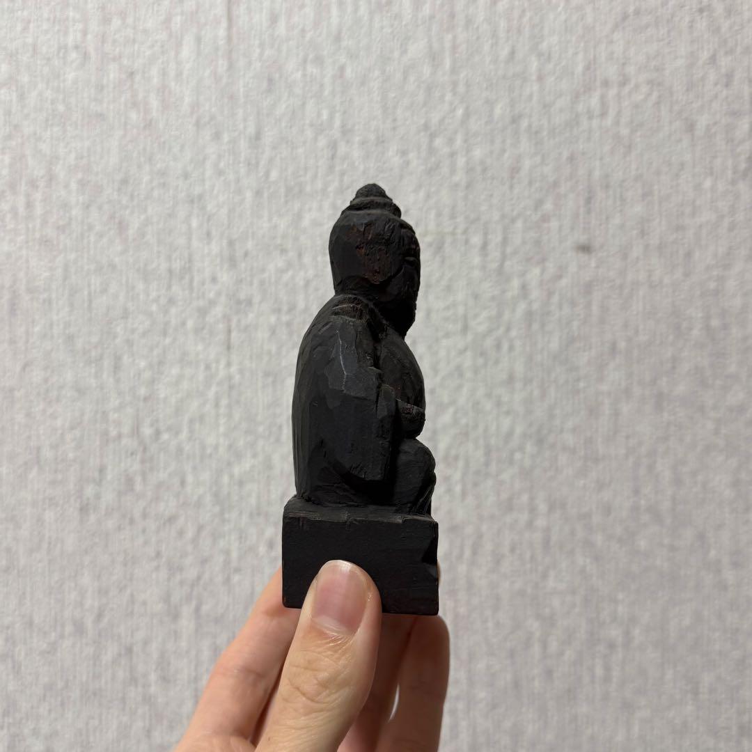 七福神 大黒天 恵比寿天 民衆仏 仏像 木彫 江戸時代 古美術 骨董 古民藝