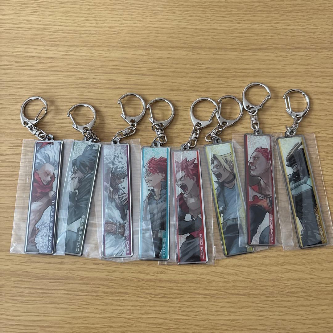 ヒロアカ 原画展 メタルキーホルダー コレクション セット