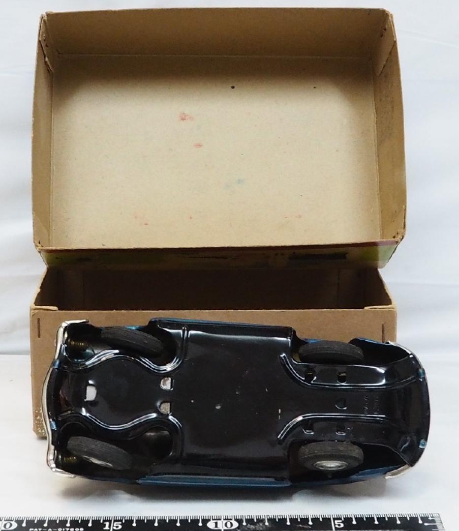 KS【メルセデス ベンツ300SL青リモコン欠】ブリキtin toy car箱付