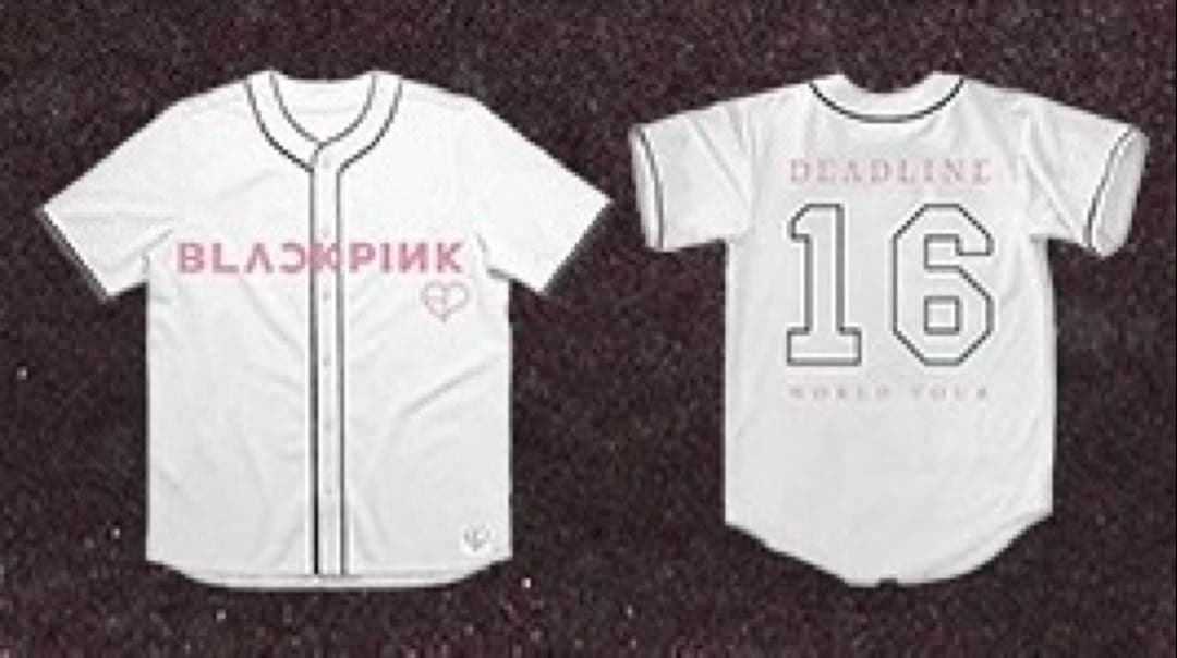 BLACKPINK DEADLINE POPUP ユニフォームTシャツ Mサイズ