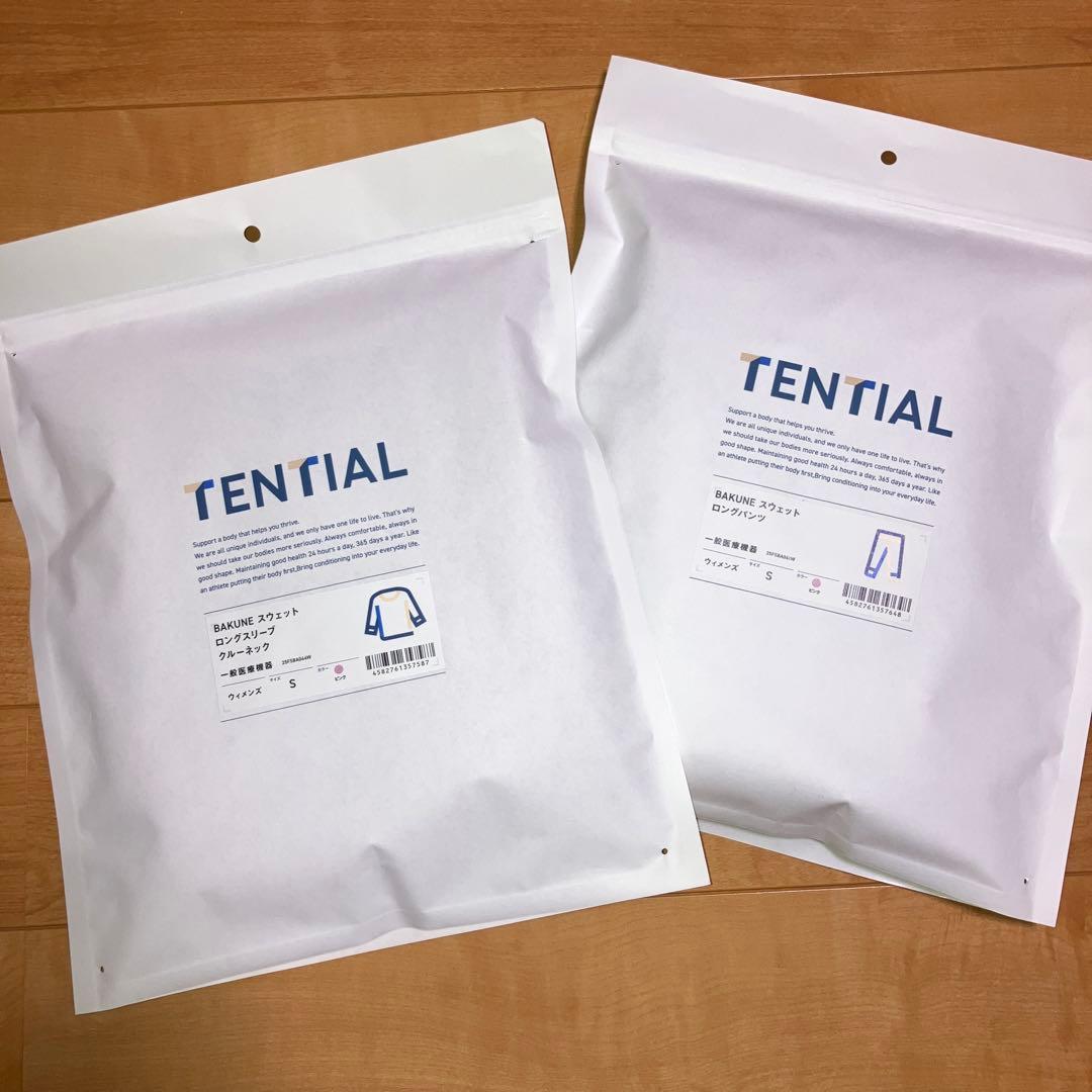 TENTIAL BAKUNE ウィメンズ　スウェット上下セットS ピンク