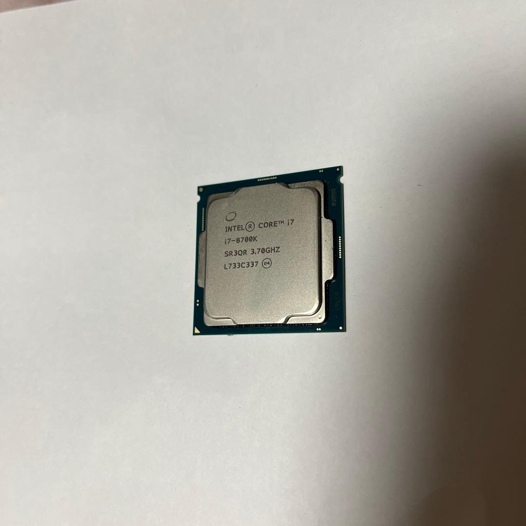 CPU Intel Core i7-8700k 3.7GHz CPU