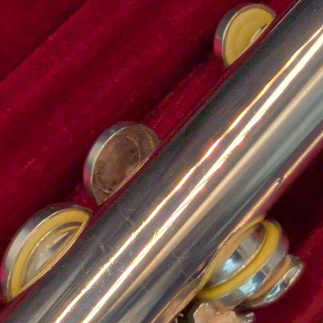 フルート　調整済　ヤマハ　YFL311（頭部管銀製Eメカ仕様銀メッキ仕上げ）