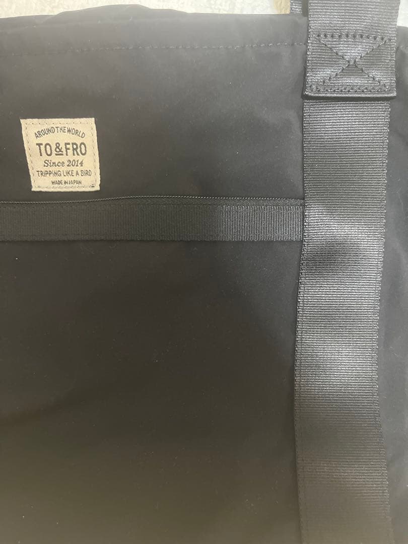 TO&FRO ボストンバッグミニ　ブラック
