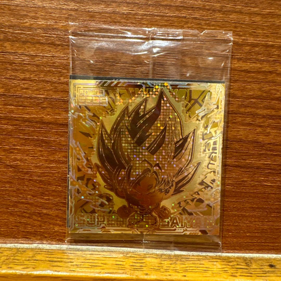 ドラゴンボール　ウェハースシール　WGS 裏悟空S 青 値下げ交渉可能です。